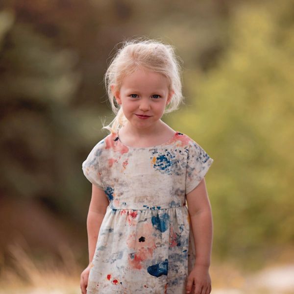 edler Leinen Viskose Mix mit Blüten - Roses on Canvas von See You At Six