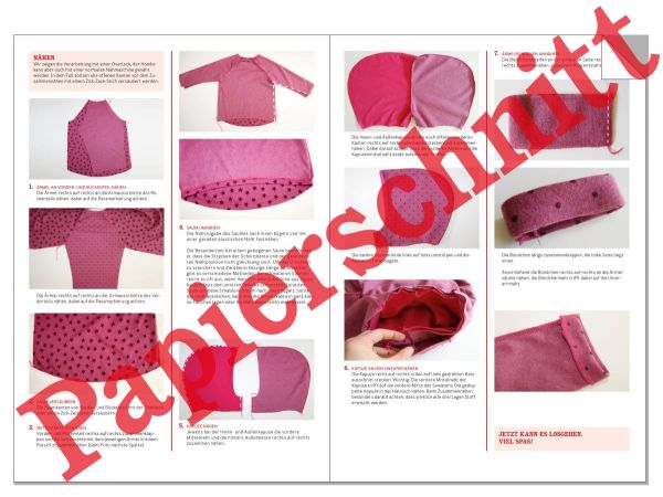 Schnittmuster Kids TONI • Raglan Kapuzensweater von Studio Schnittreif • Gr. 86/92 bis 146/152 Hoodie