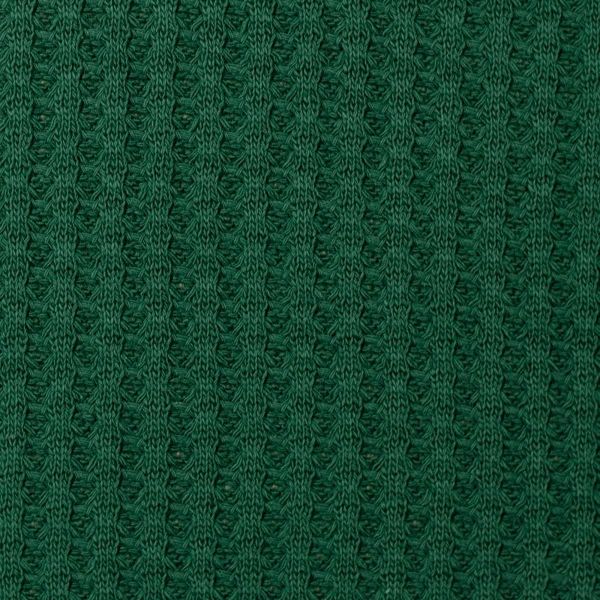 Waffelstrick mit Struktur dunkelgrün aus Baumwolle doubleface – Rocko von Swafing HW22/23