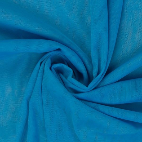 Softtüll in türkis blau - weicher feiner Tüll für Ballerina Petticoat Schultüte Brautmode & Deko