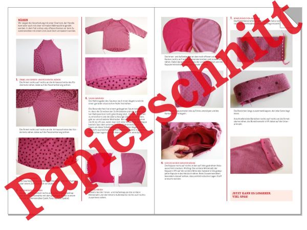 Schnittmuster FRAU TONI • Raglan Kapuzensweater von Studio Schnittreif • Gr. XS-XL