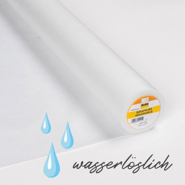Vlieseline SOLUVLIES – wasserlösliches Stickvlies