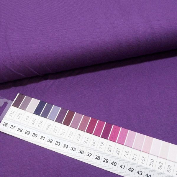 Viskose Jersey knitterfrei aus Bambus violett lila - cold bamboo jersey knit