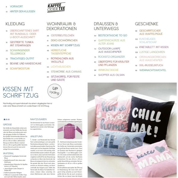 Neue Näh-Ideen aus Kaffee oder Tee im SWR mit Laura Wilhelm