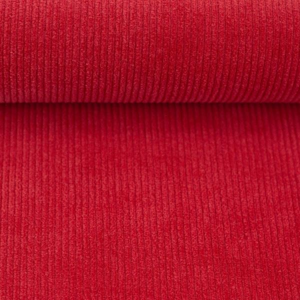 Stretch Cord Nicky Juna dunkelrot Deep Claret – Swafing Cordstoff