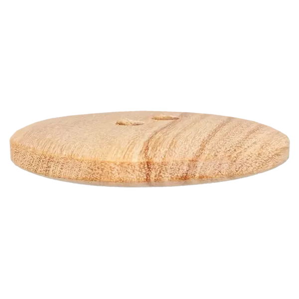 Holzknopf aus Olivenholz 15 mm waschbar