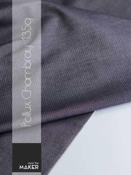 Pollux Cotton Chambray dunkelblau - 135g aus Baumwolle von Mind the Maker