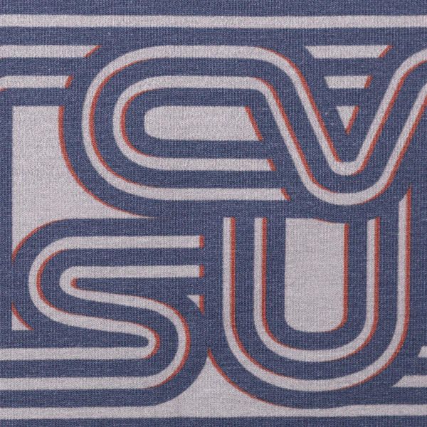 Sweat Retro grau blau - French Terry Casual by Thorsten Berger Edgy von Swafing