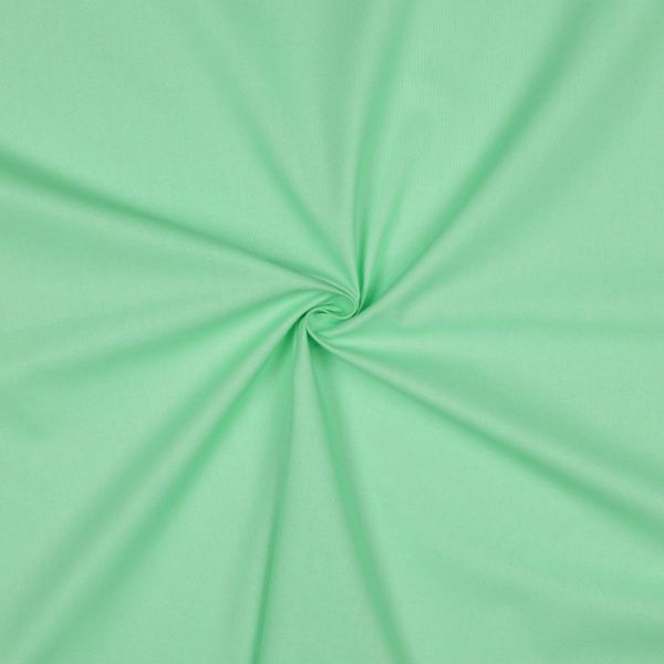 Baumwollstoff uni hellgrün - Baumwolle Popeline – Cotton Poplin green