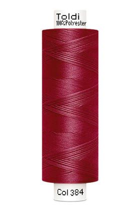 großes Rolle Nähgarn bordeaux rot Fb. 384 - 500m Gütermann Allesnäher - Toldi Nähseide
