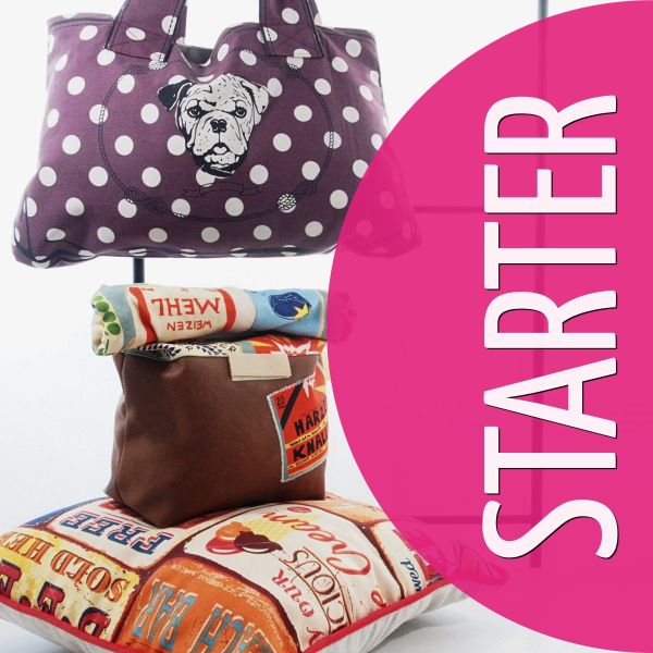 STARTER - 3h Nähkurs für Anfänger - Kissen Lunchbag Shopper Beanie Loop
