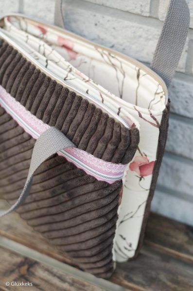 Samtcord uni schlamm braun – robuster Breitcordstoff für Möbel & Taschen Wanja von Swafing