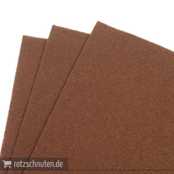 Bastelfilz braun A4 20x30cm – Folia Filz feine Wollqualität