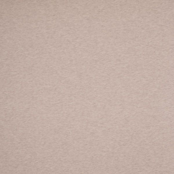 Sweat uni creme beige meliert - French Terry MAIKE Melange von Swafing