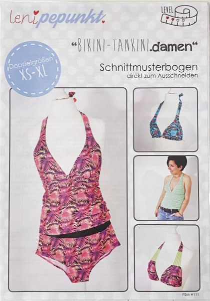 Schnittmuster BIKINI TANKINI - Bademode in vielen Varianten Gr. XS-XXL