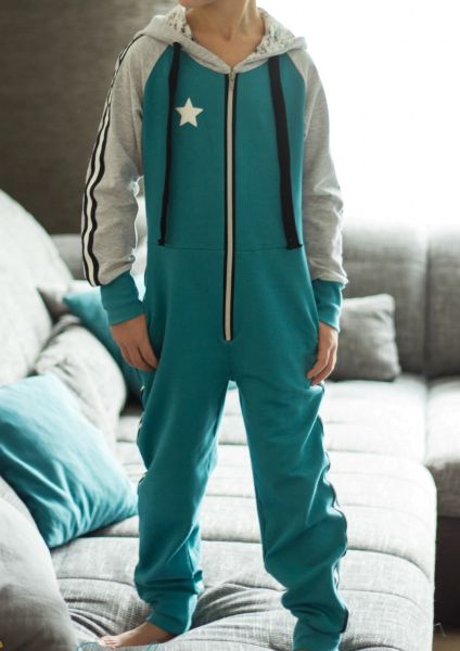 SALE - Schnittmuster Jumpsuit Onesie Overall Kids von KiBaDoo - Gr. 86-164