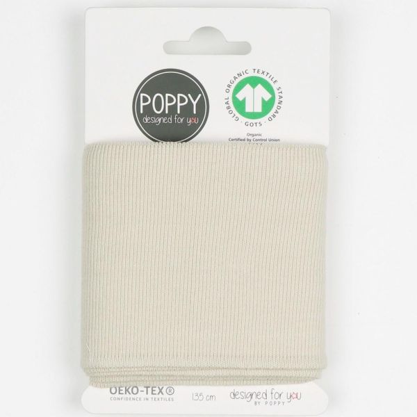 Cuffs Bündchen uni ceme für Hoodie & Co - 7cm hoch 135cm lang