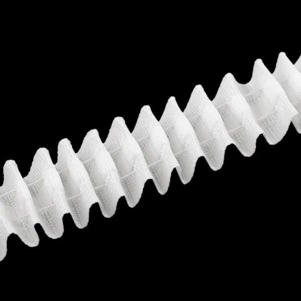 Gardinenband 25 mm mit Universalfalten weiß für eine gleichmäßige Raffung