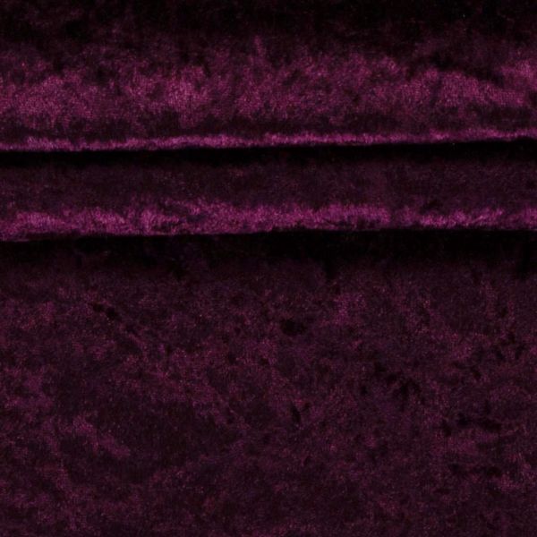 Pannesamt in bordeaux rot - Samtstoff für Deko Karneval Fasching Weihnachten