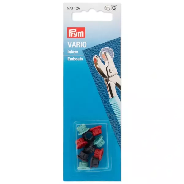 10 x PRYM Vario Zange Tool Inleys / Werkzeugaufnahmen