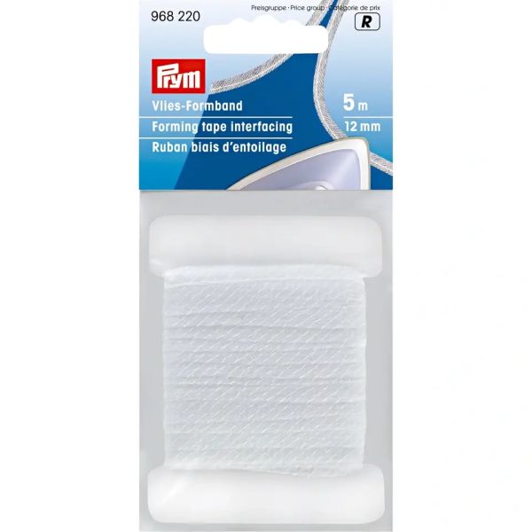 Vlies Formband weiß von Prym – Kanten sichern und fixieren (5m)