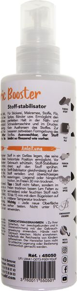 Odif Fabric Booster - Textilhärterspray 200 ml auswaschbar transparent