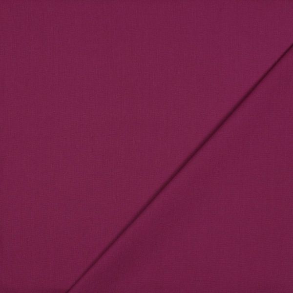 Baumwollstoff uni beere violett - Baumwolle Popeline – Cotton Poplin violet