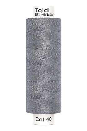 großes Rolle Nähgarn grau Fb. 40 - 500m Gütermann Allesnäher - Toldi Nähseide