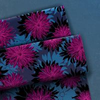 Viskose Kleider & Hosenstoff Blüten blau violett - Asteria by Thorsten Berger von Swafing Viskose Kleider & Hosenstoff Blüten blau violett - Asteria by Thorsten Berger von Swafing