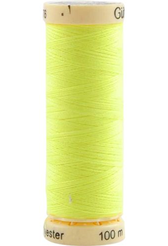Nähgarn neon gelb Fb. 3835 - 100m Allesnäher Garn von Gütermann - Nähseide