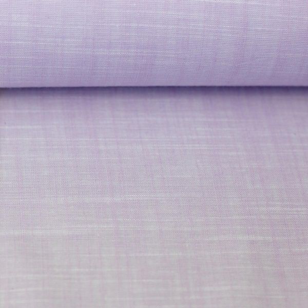Baumwolle Chambray Leinenstruktur flieder – Sanna Marin von Swafing