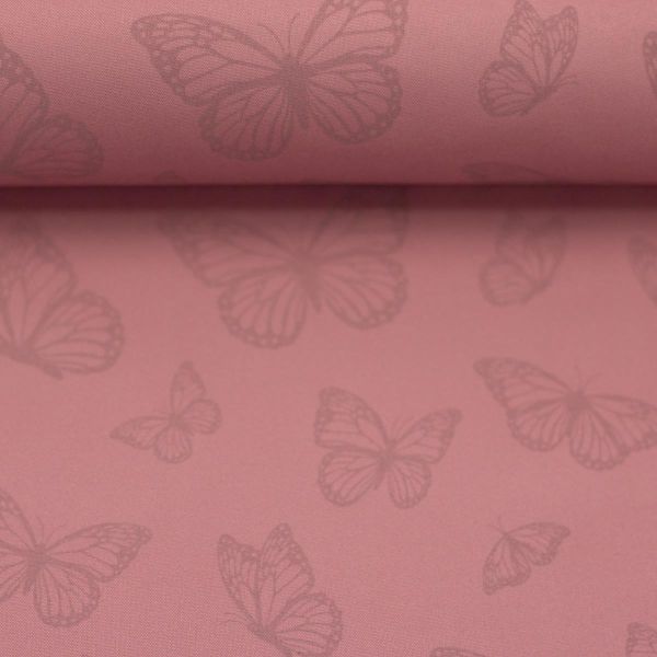 Softshell Schmetterlinge altrosa Reflektor Magic – reflektiert Licht im Dunkeln