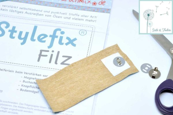 Stylefix FILZ von Farbenmix 20x30cm – selbstklebend zum Nähen und Basteln