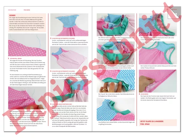 Schnittmuster FRAU HENNIE • Sport Top Racerback für Damen • Gr. XS-XXL