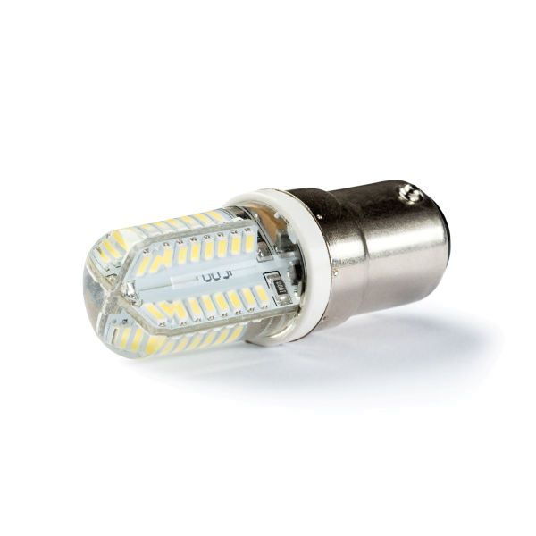 LED Ersatzlampe für Nähmaschinen Overlock Stickmaschine - B15d Glühbirne