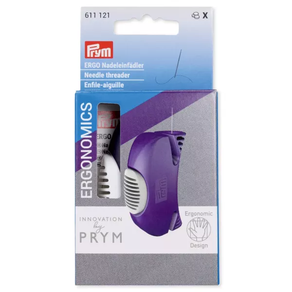 Prym Ergonomics Nadeleinfädler – Faden einfädeln auf Knopfdruck