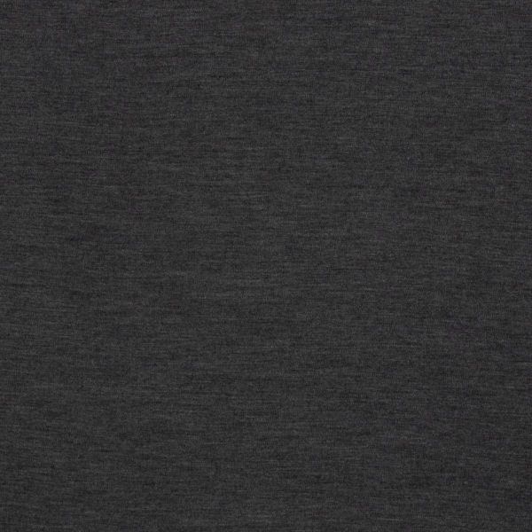 Weicher dünner Merinostrick dunkelgrau meliert - 100% Schurwolle Merino Strickstoff von Swafing