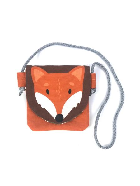 DIY Nähset Turnbeutel Fuchs von Käselotti - Tierbeutel Panel 75x150cm