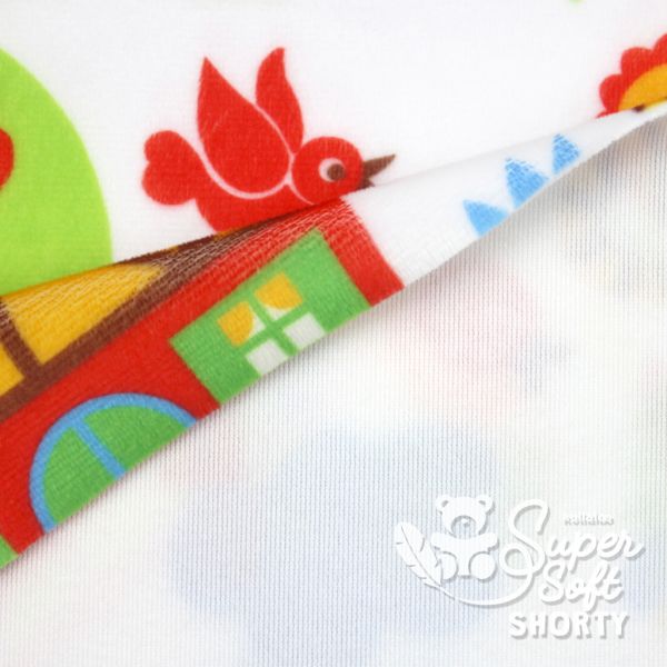 Kullaloo Plüsch SuperSoft Shorty by Graziela Bauernhof - Silky Minky Kuschel Nicki 100x75cm