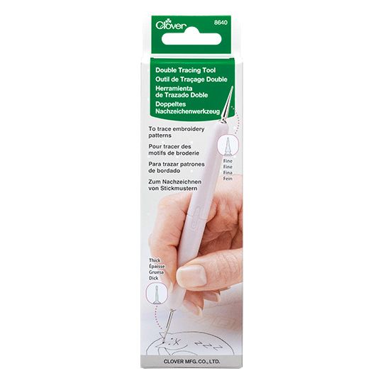 Clover 8640 Nachzeichnen Werkzeug in 2 Dicken - Double Tracing Tool