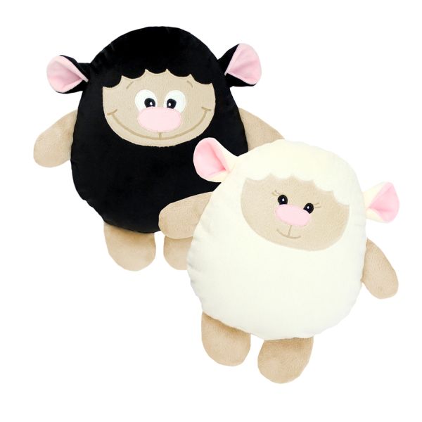 Kullaloo Schafe LARI & LARS schwarz weiß – Nähset für zwei Kuscheltiere