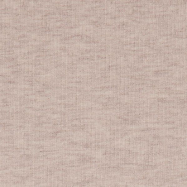 Sweat uni creme beige meliert - French Terry MAIKE Melange von Swafing