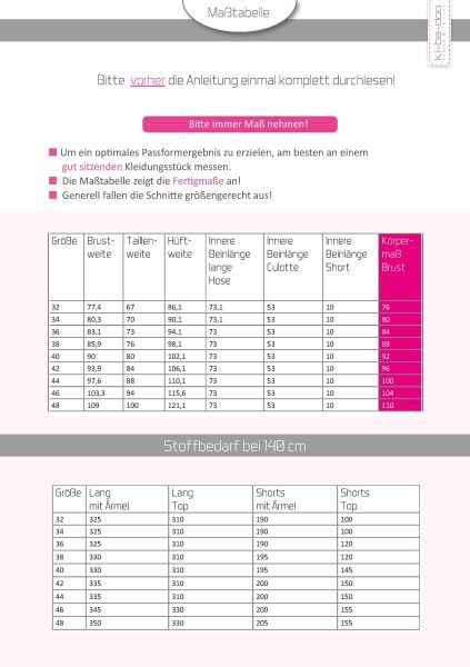 Schnittmuster Overall Gini - Jersey Jumper von KiBaDoo Gr. 32-48