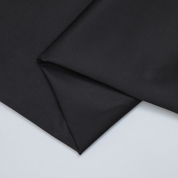 Organic Cotton Stretch Twill uni schwarz – Mind the Maker Köper black