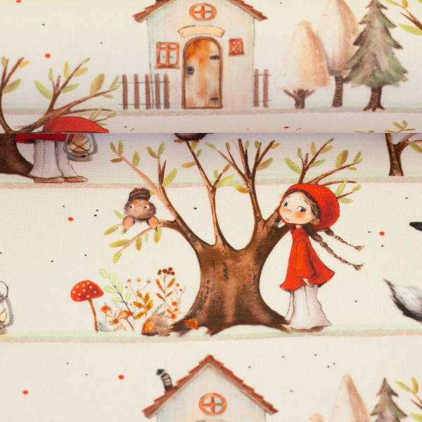 Baumwolle Märchen Rotkäppchen - Serie Fairy Tale von Swafing