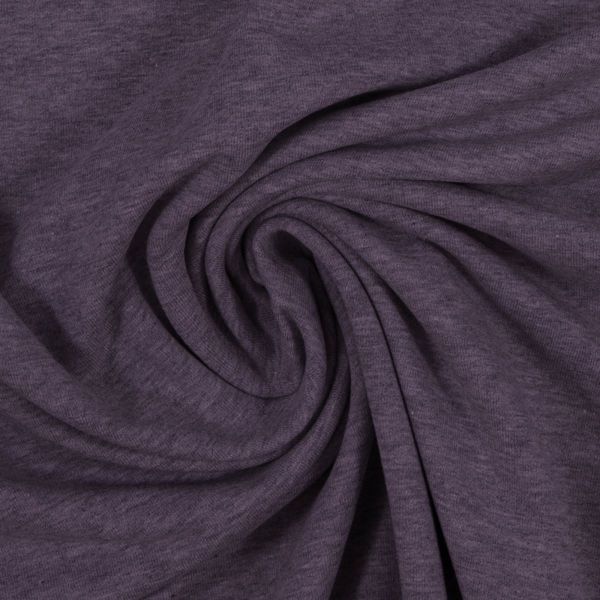 Jersey uni violett meliert - Baumwolljersey VANESSA Melange von Swafing