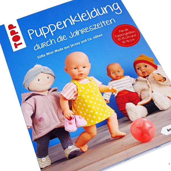 Puppenkleidung durch die Jahreszeiten - Mini-Mode aus Jersey und Co. für Puppen von 30 - 46 cm