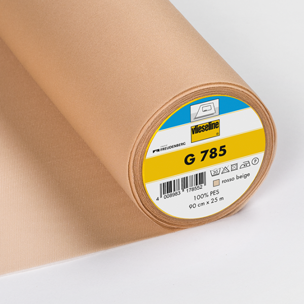 Vlieseline G785 beige – weiche, leichte und quer-elastische Gewebeeinlage