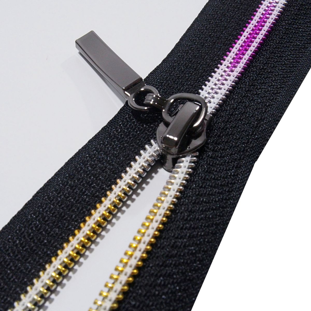 Roban Fashion 5m Endlos Reißverschluss Spirale 5mm mit 10 Zipper Meterware in 24 Farben,5m+10Zipper,Rot 