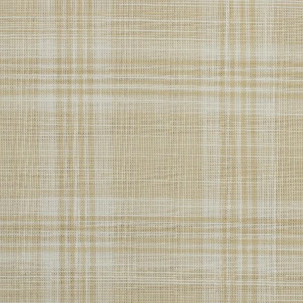 Baumwolle kariert Leinenstruktur sand beige – Serie Tina von Swafing